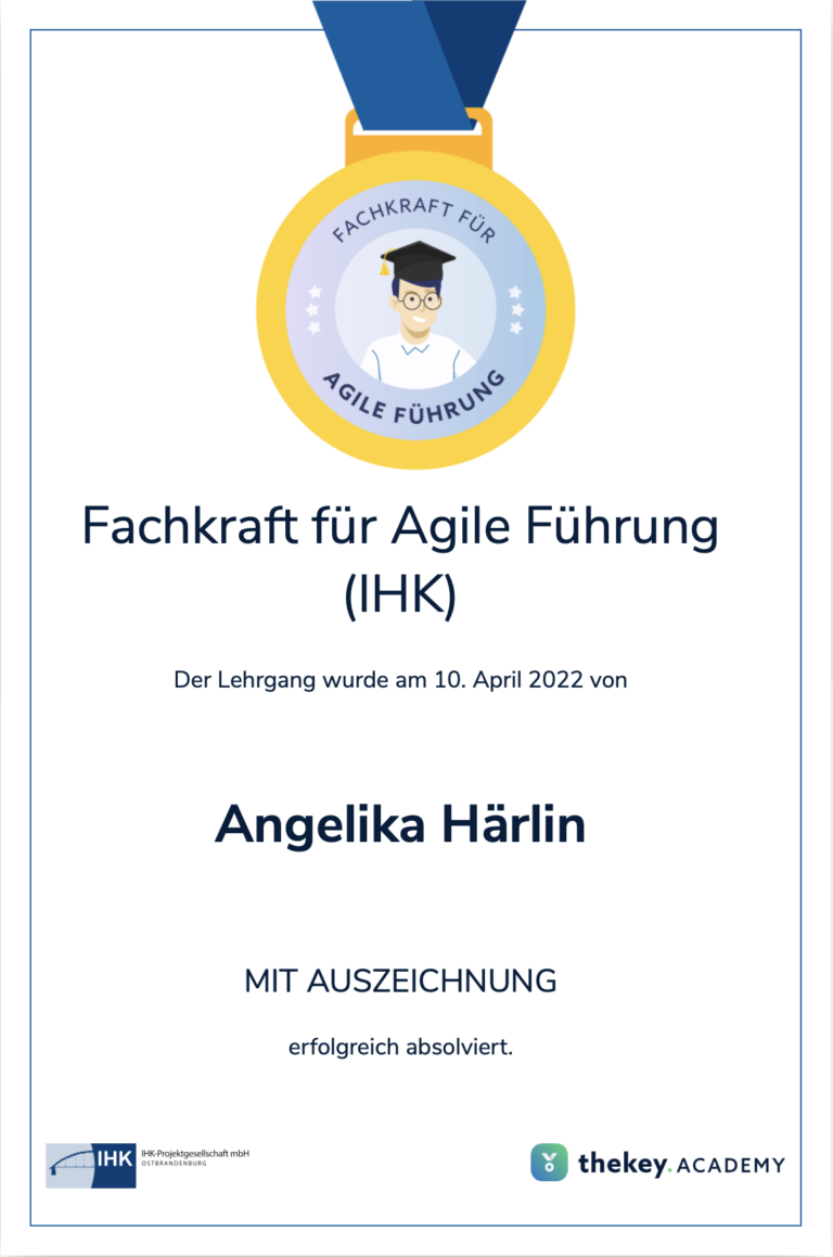 Fachkraft für Agile Führung (IHK)